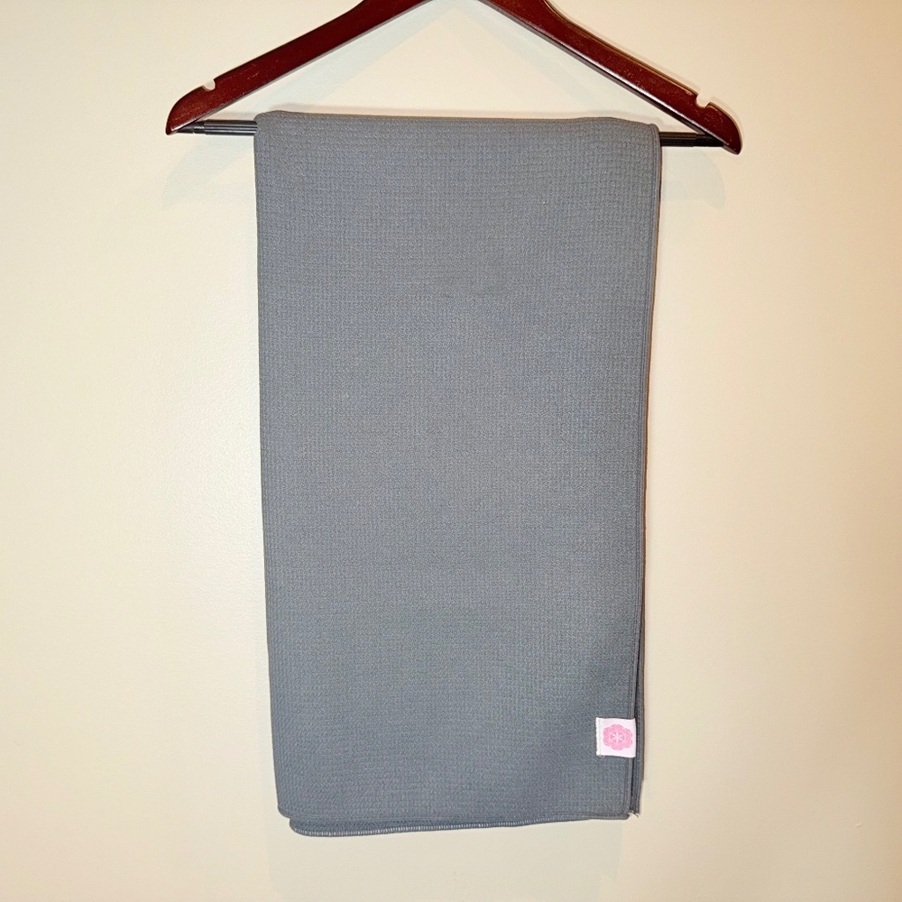 Non-Slip Hot Yoga Towel 72" x 24"",  Shandali sticky fiber Gray